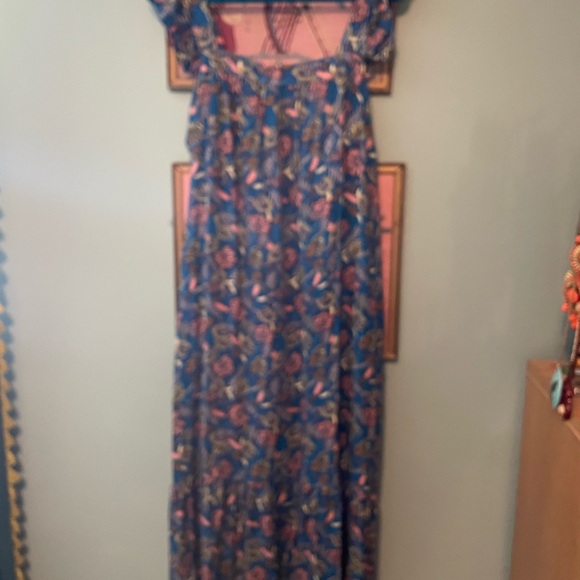 Knox Rose Blue Floral Midi Dress - Picture 2 of 5